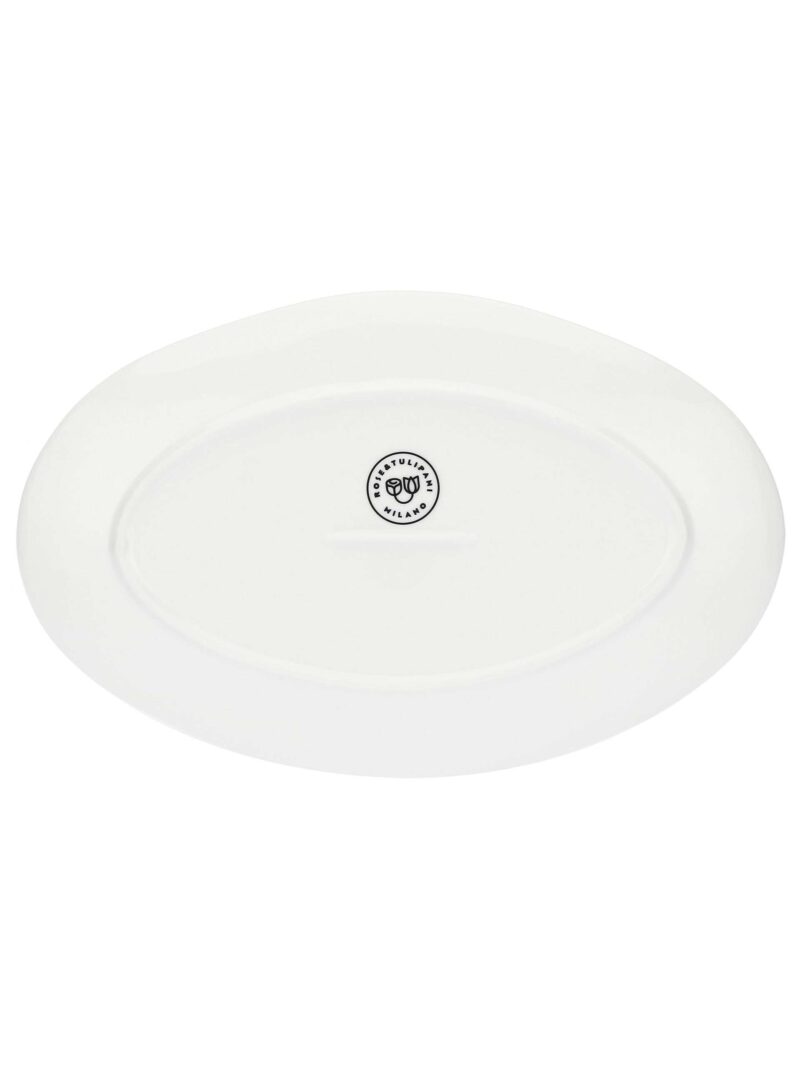 Vassoio Ceramica Ovale Piccolo 31 Cm - Serie Cottage Di Rose &Amp; Tulipani: Gusto E Raffinatezza Ogni Giorno