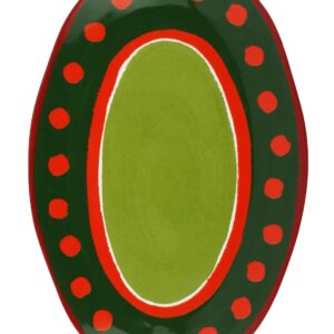 Vassoio Ovale Piccolo Cozy Cottage 31 Rose e Tulipani