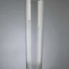 Vaso in Vetro Trasparente Conico Alto 70 cm