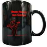 Tazza Mug BUON NATALE UN CAZZO con Manico in Ceramica Nera