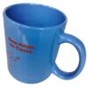 Tazza Mug Buon Natale Un Cazzo Con Manico Azzurro