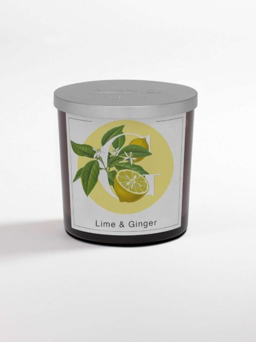 Lime e Ginger Candela Profumata in Bicchiere 200gr