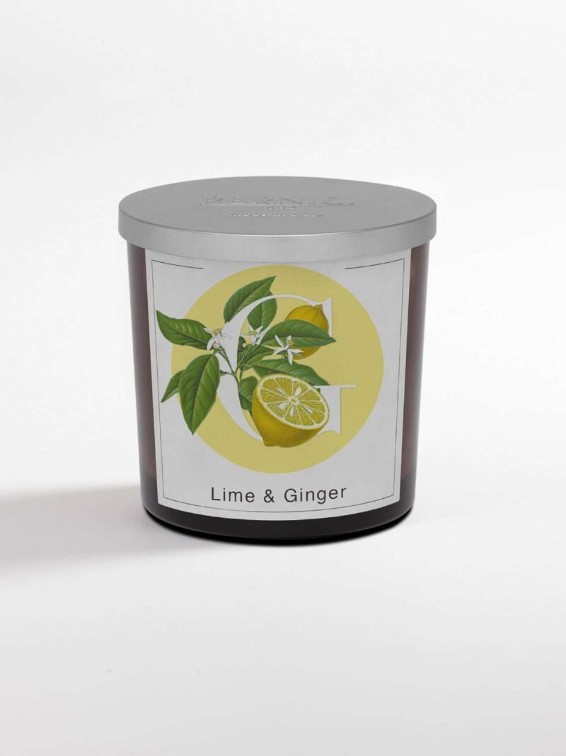 Lime E Ginger Candela Profumata In Bicchiere 200Gr
