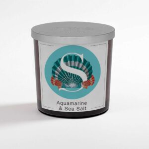 Aquamarine e Sea Salt Candela Profumata in Bicchiere 200gr