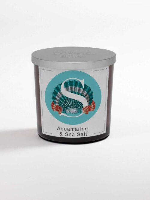 Aquamarine e Sea Salt Candela Profumata in Bicchiere 200gr