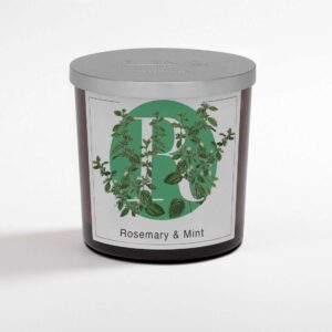 Rosemary e Mint Candela Profumata in Bicchiere 200gr