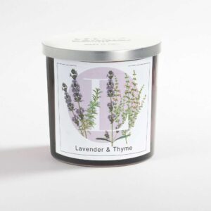 Lavender e Thyme Candela Profumata in Bicchiere 200gr