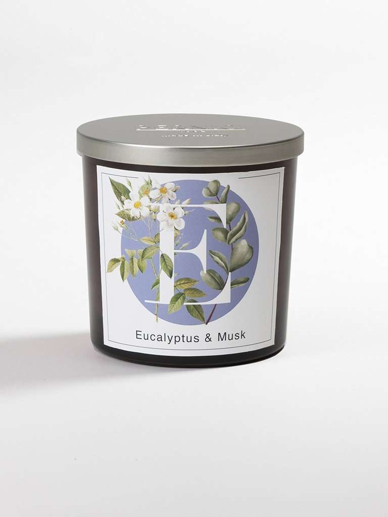 Eucalyptus E Musk Candela Profumata In Bicchiere