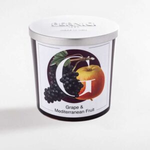 Grape e Mediterranean Fruit Candela Profumata in Bicchiere