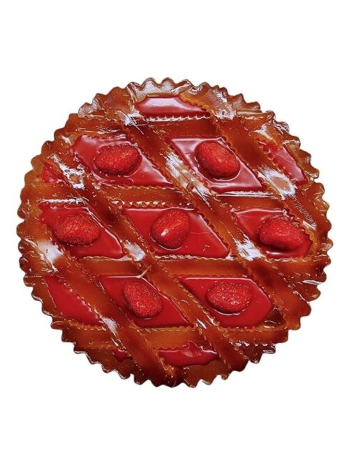 Candela a Forma di Crostata alla fragola