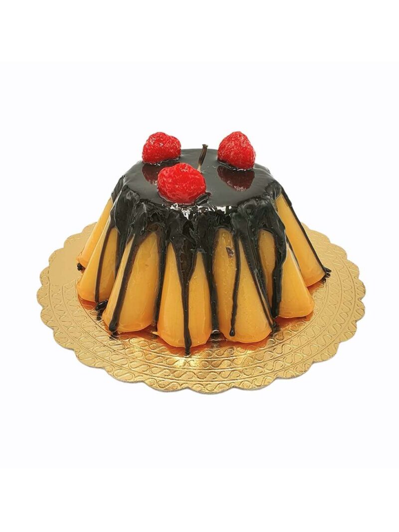 Candela A Forma Di Torta Budino Alla Crema