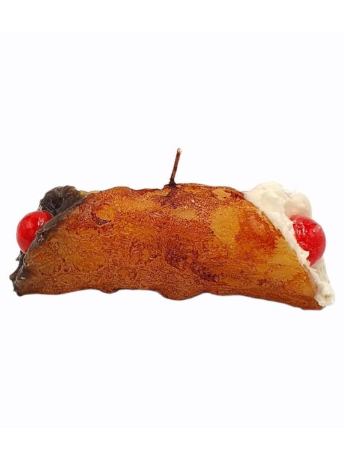 Candela a Forma di Cannolo Siciliano