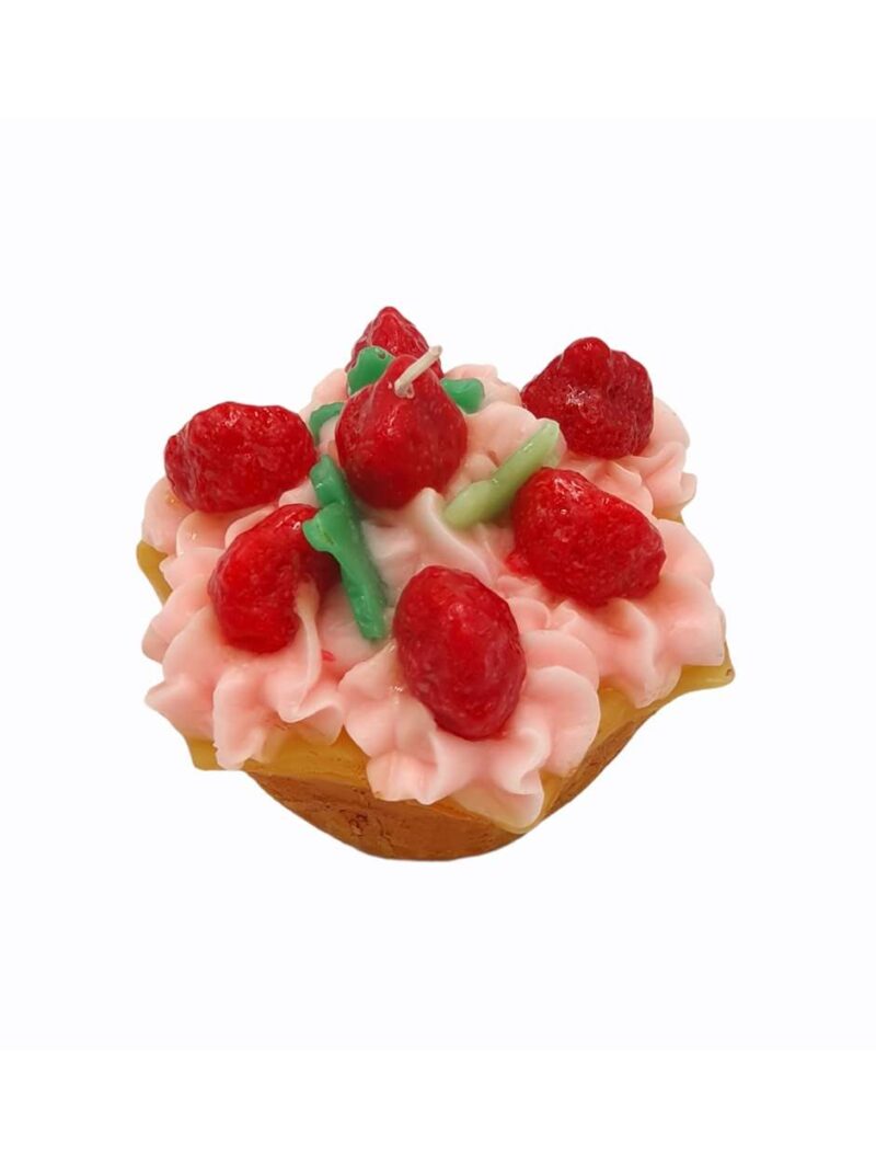 Candela A Forma Di Cialda Con Panna O Fragola