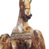 Cavallo Rampante Intagliato A Mano