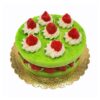 Candela A Forma Di Torta Con Fragole