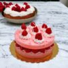 Candela A Forma Di Torta Con Fragole