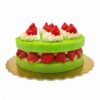 Candela A Forma Di Torta Con Fragole
