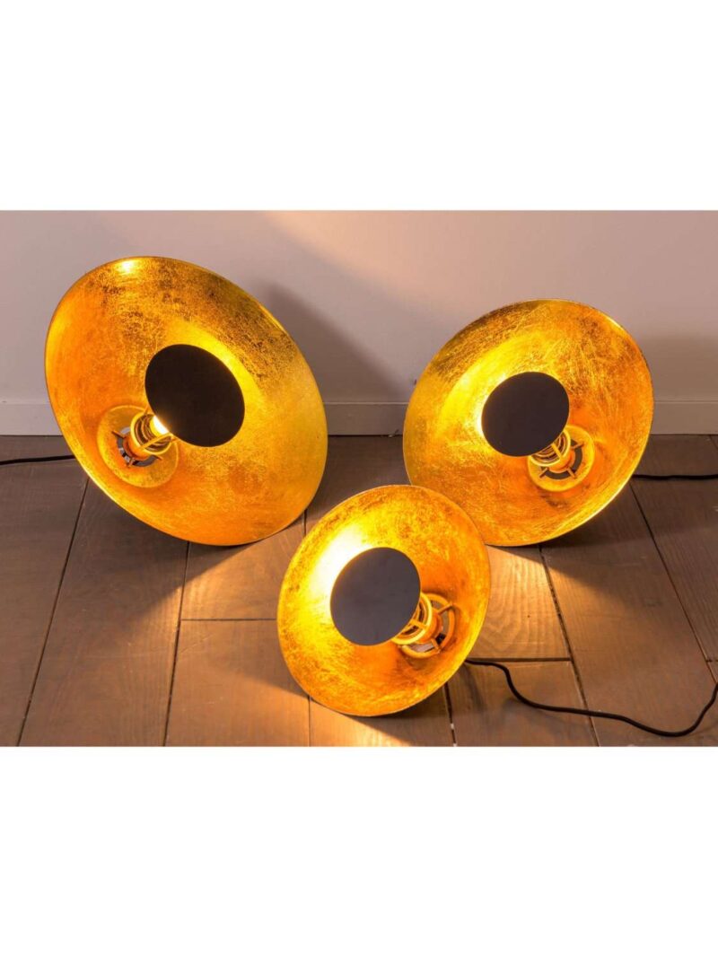 Lampada Da Terra Samy Oro Nero