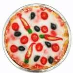 Candela a Forma di Pizza Napoletana