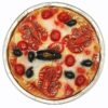 Candela A Forma Di Pizza Napoletana