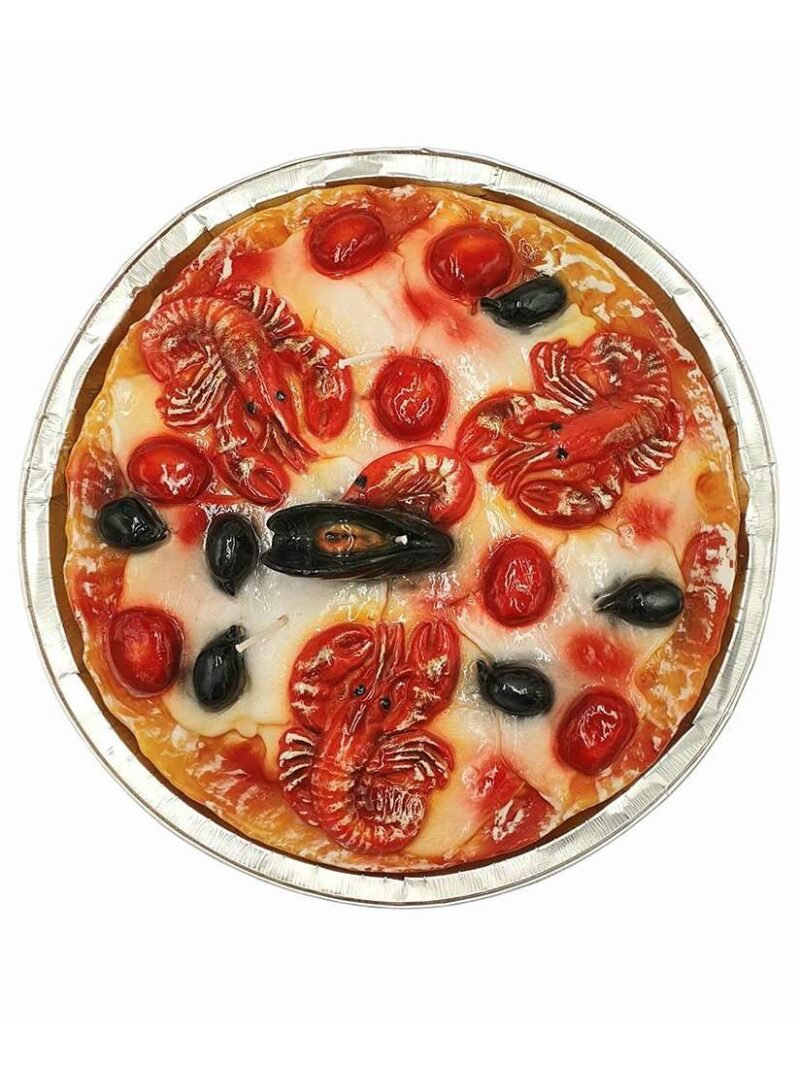 Candela A Forma Di Pizza Napoletana