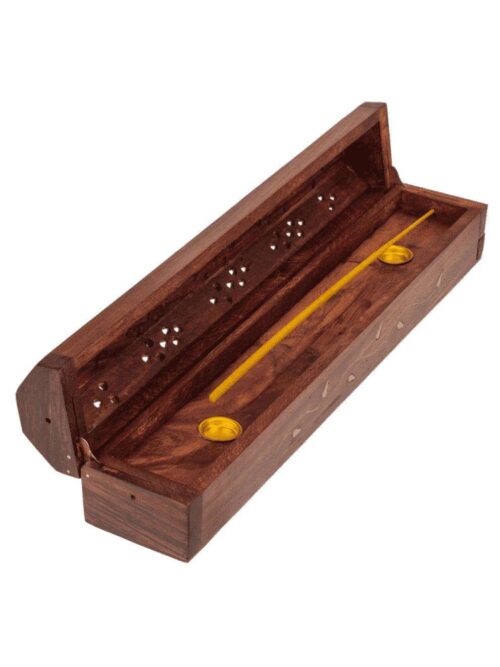 Scatola in Legno per Bastoncini di Incenso
