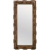 Specchio Da Parete Cornice Catena In Legno Naturale