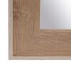 Specchio Grande Da Parete Legno Naturale Con Bordo Bianco