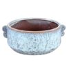 Vaso Shay Blue In Ceramica Smaltato Con Manici