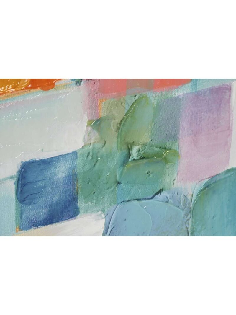 Quadro Astratto Su Tela Colori Pastello 90X120
