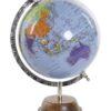 Mappamondo In Plastica E Metallo Celeste