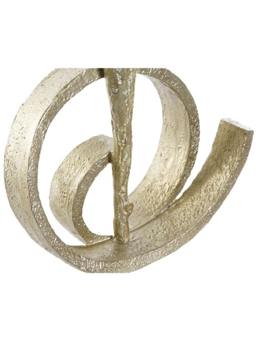 Decorazione in Resina di Danzatrice Dorata