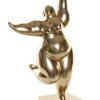 Decorazione In Resina Ragazza Che Danza Colore Oro