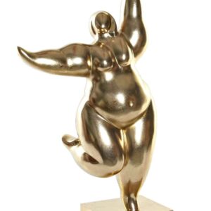 Decorazione in Resina Ragazza che Danza Colore Oro