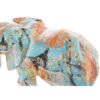Decorazione In Resina Elefante Multicolore 38X18X26