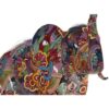 Decorazione In Resina Elefante Multicolore