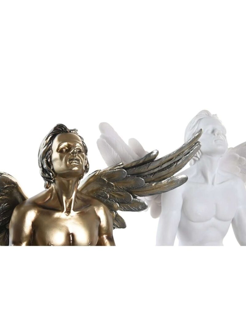 Decorazione In Resina Di Angelo Yogin Seduto