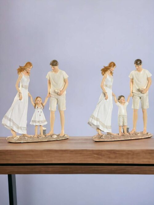 Happy Family Decorazione Bimbo o Bimba con Genitori