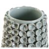 Vaso In Gres Porcellana Con Rilievi Applicati H27Cm