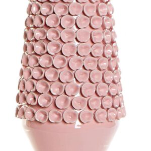 Vaso in Gres Porcellana con Rilievi Applicati h27cm