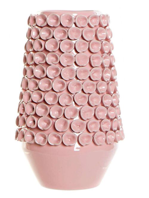 Vaso in Gres Porcellana con Rilievi Applicati h27cm