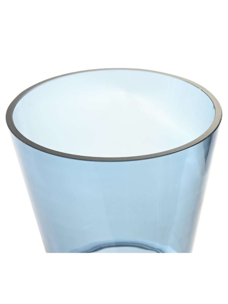 Vaso In Cristallo Azzurro 12X12X29