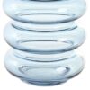 Vaso In Cristallo Azzurro 12X12X29