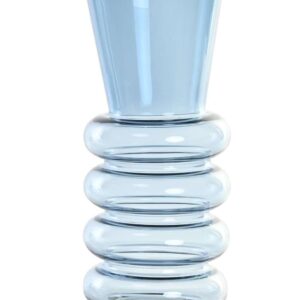 Vaso in Cristallo Azzurro 12x12x29