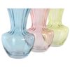 Vaso In Cristallo Azzurro Rosa Verde 15X15X25