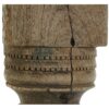 Antico Portacandela In Legno Naturale