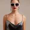 Occhiali Da Sole Donna Alessia Optical White