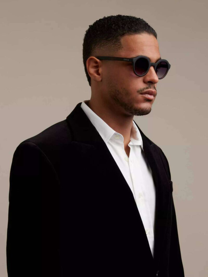 Occhiali Da Sole Uomo Lauro Black