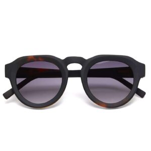 Occhiali da Sole Uomo ZENO Round Black