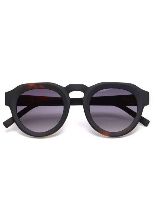 Occhiali da Sole Uomo ZENO Round Black